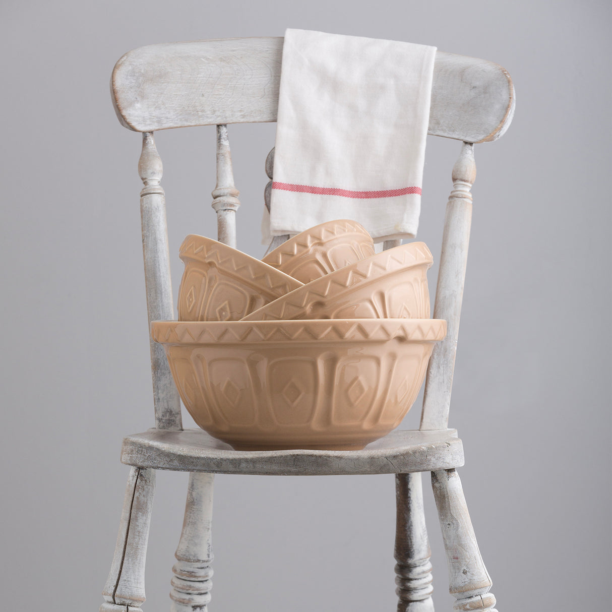 Rührschüssel - CANE, beige, in 6 Größen
