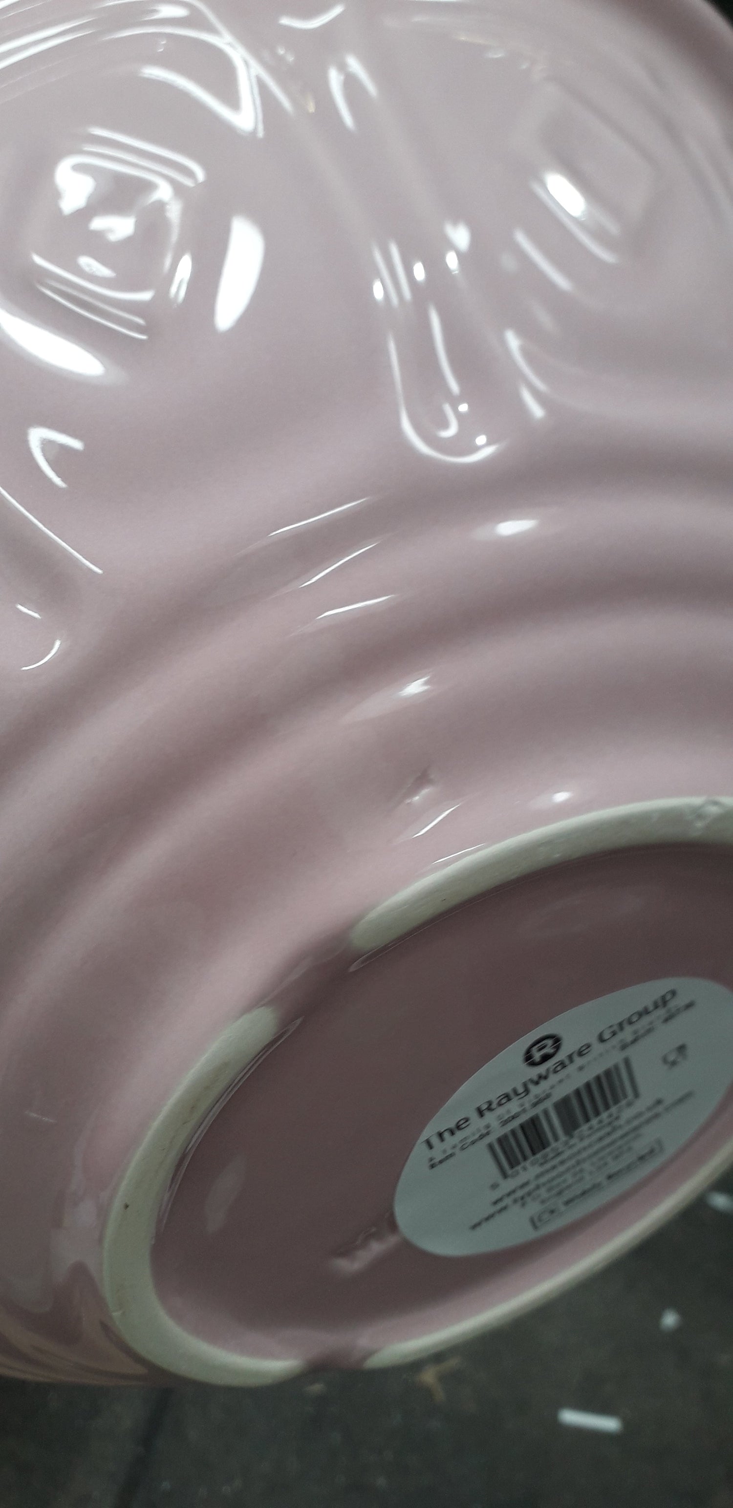 2. Wahl - Rührschüssel aus Steingut, pink, 2,7 Liter, 26 cm