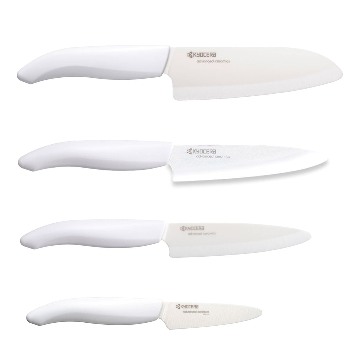 Bambus-Messerblock inklusive 4 Messer, White Series