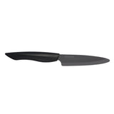 SHIN - Obst- und Gemüsemesser mit schwarzer Keramikklinge, Klinge: 11 cm