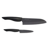 SHIN Geschenkset - Obst-und Gemüsemeser (11cm) & Santokumessser (16 cm) im Set