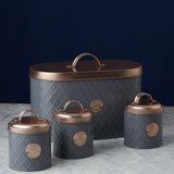 Henrik Copper Brotkasten, anthrazit / kupfer, 10 Liter