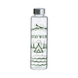 Glass water bottle from Typhoon's PURE Stay Wild collection, 600 ml capacity with a clear design and secure lid.