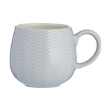 Geprägte Tasse mit Zack, 350 ml, in 2 Farben