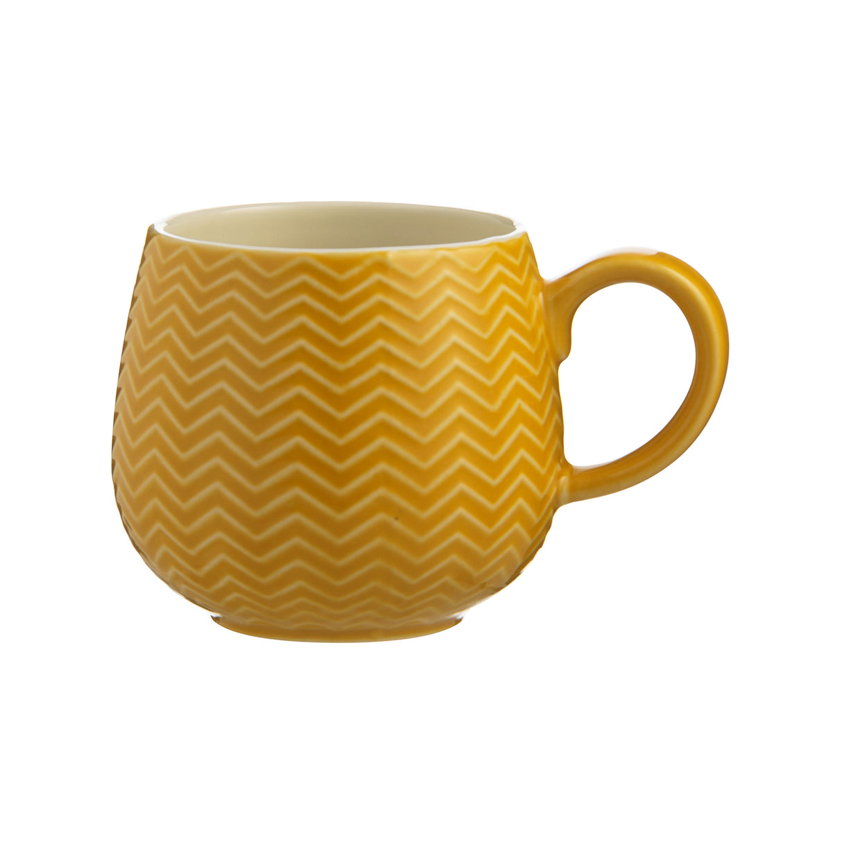 Geprägte Tasse mit Zack, 350 ml, in 2 Farben