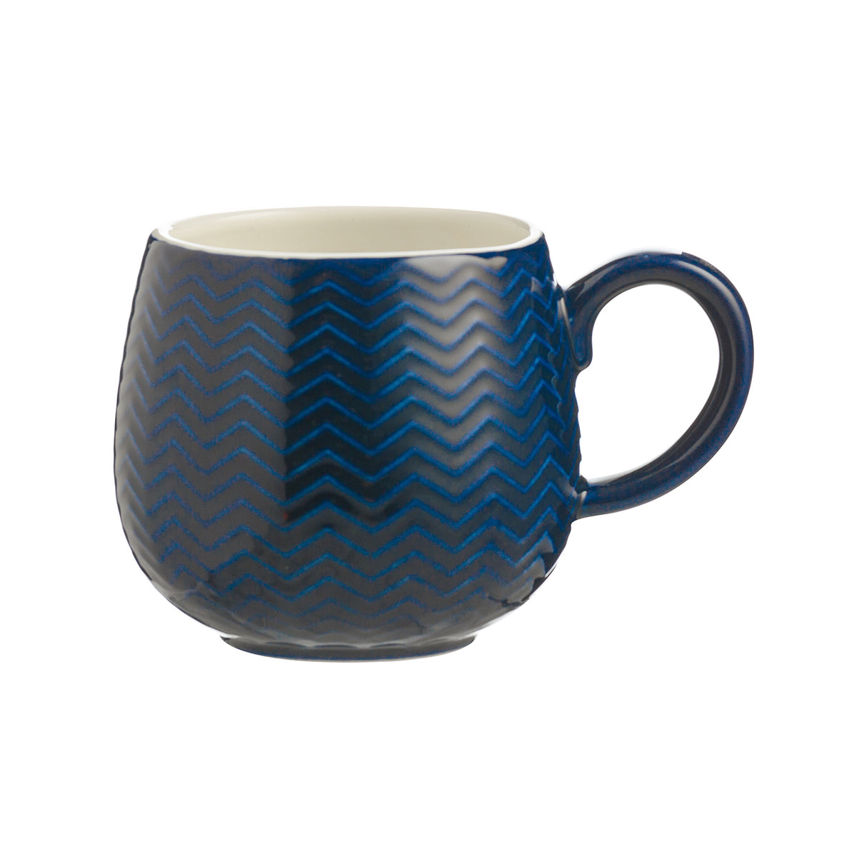 Geprägte Tasse mit Zack, 350 ml, in 2 Farben