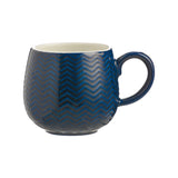 Geprägte Tasse mit Zack, 350 ml, in 2 Farben