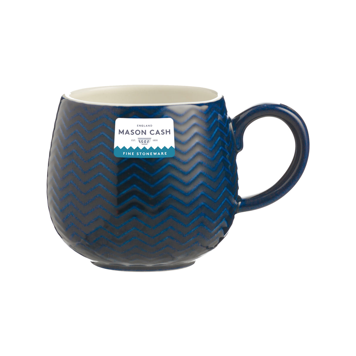 Geprägte Tasse mit Zack, 350 ml, in 2 Farben