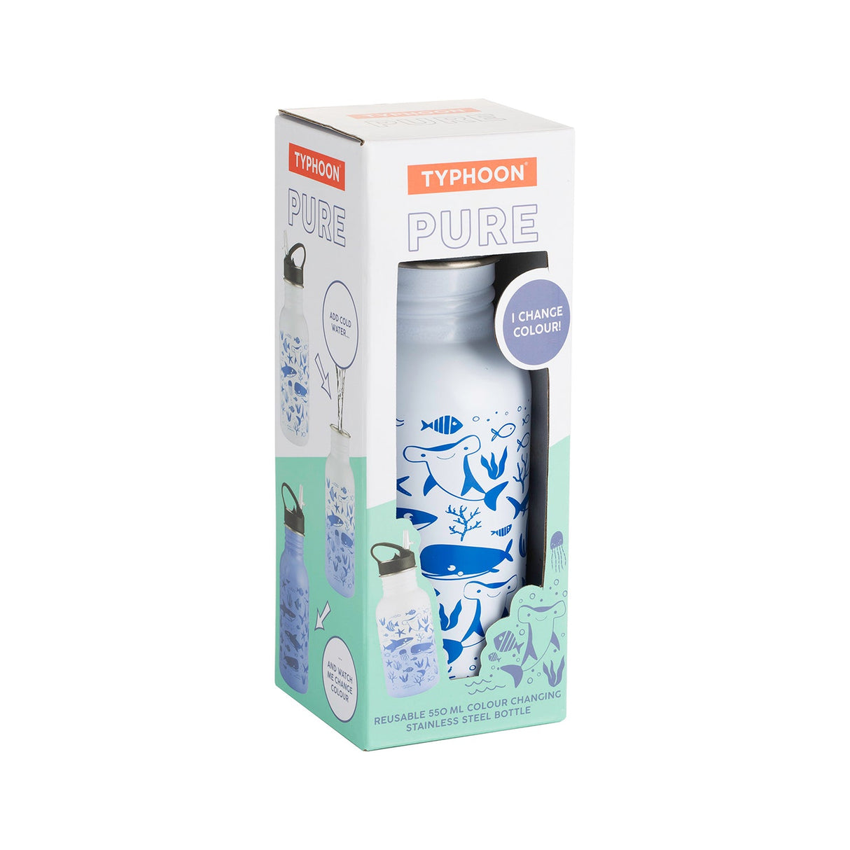 2. Wahl - Farbwechselflasche, Sealife, 550 ml