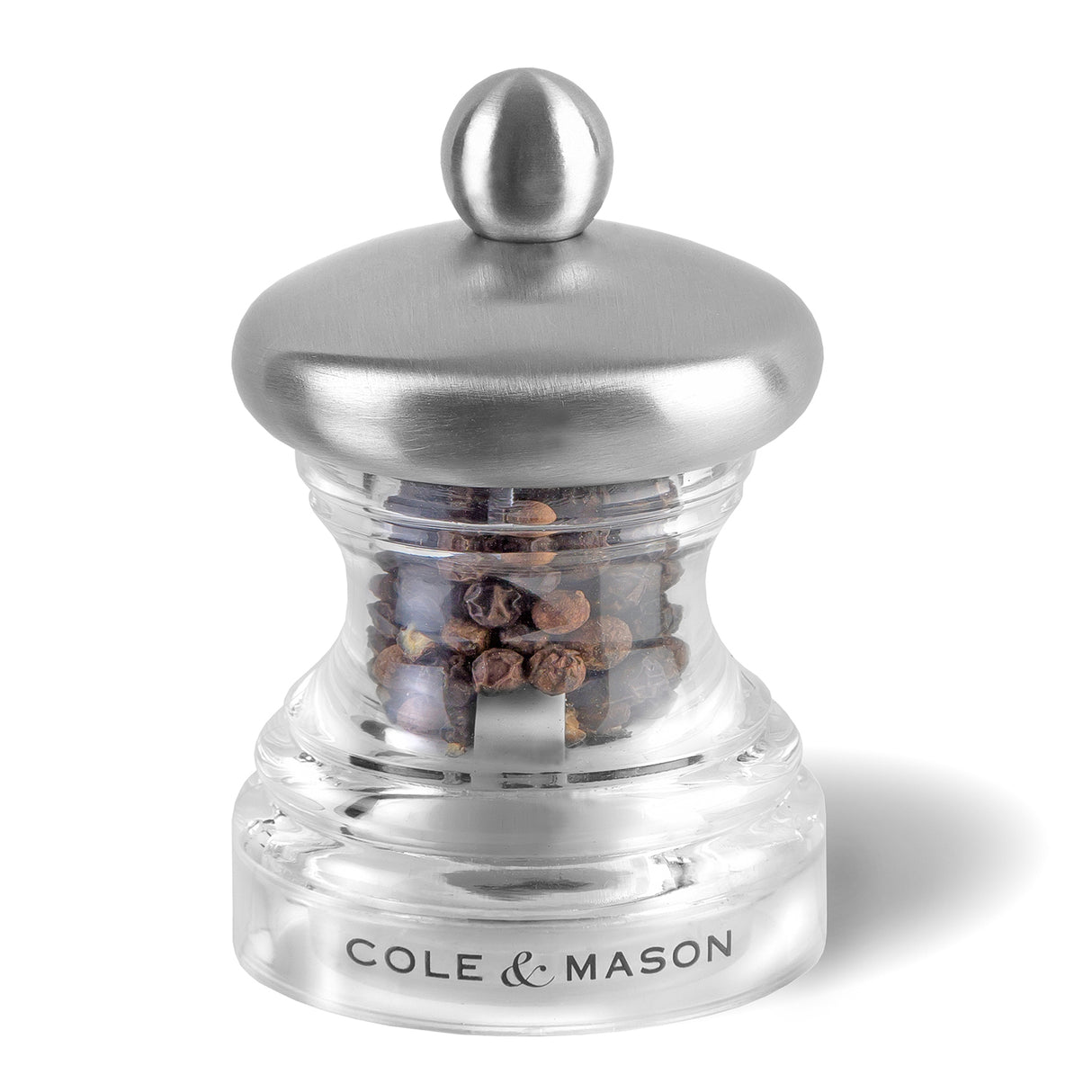 Komfortmühle BUTTON, Höhe: 6,5 cm Salz-/ Pfeffermühle Geschenkset