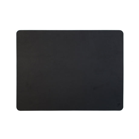 Platzset recyceltes Leder, rechteckig, schwarz 40 x 30 cm