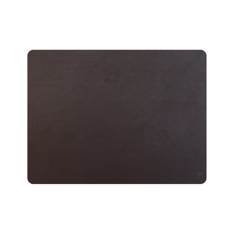 Platzset recyceltes Leder, rechteckig, braun 40 x 30 cm