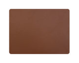 Platzset recyceltes Leder, rechteckig, hellbraun 40 x 30 cm