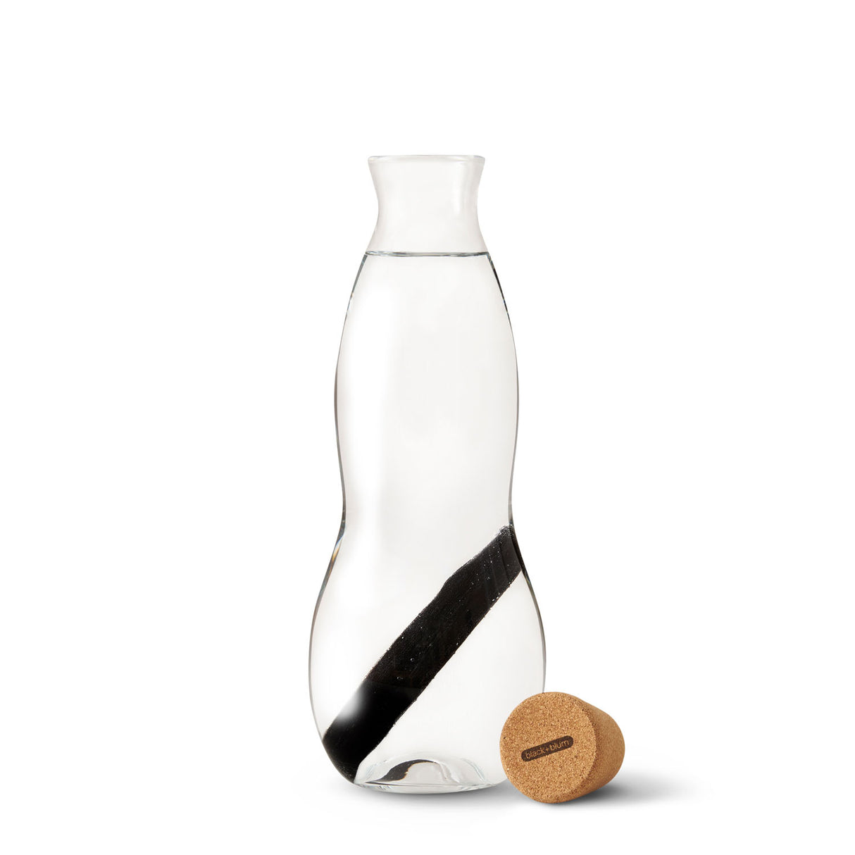 Glasflasche inkl. Aktivkohlefilter, 1,1 L