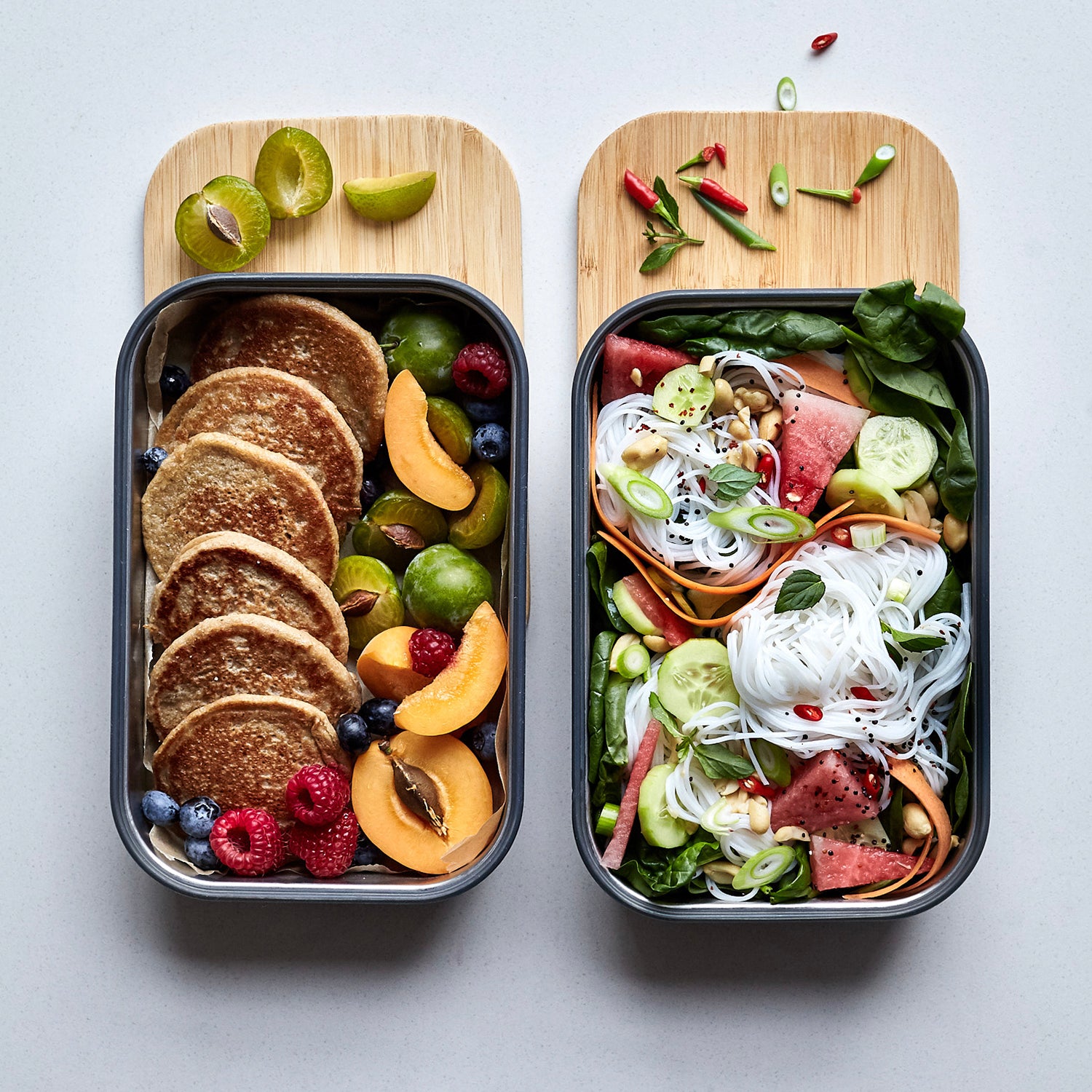 Butterbrotdose aus Edelstahl, 900 ml