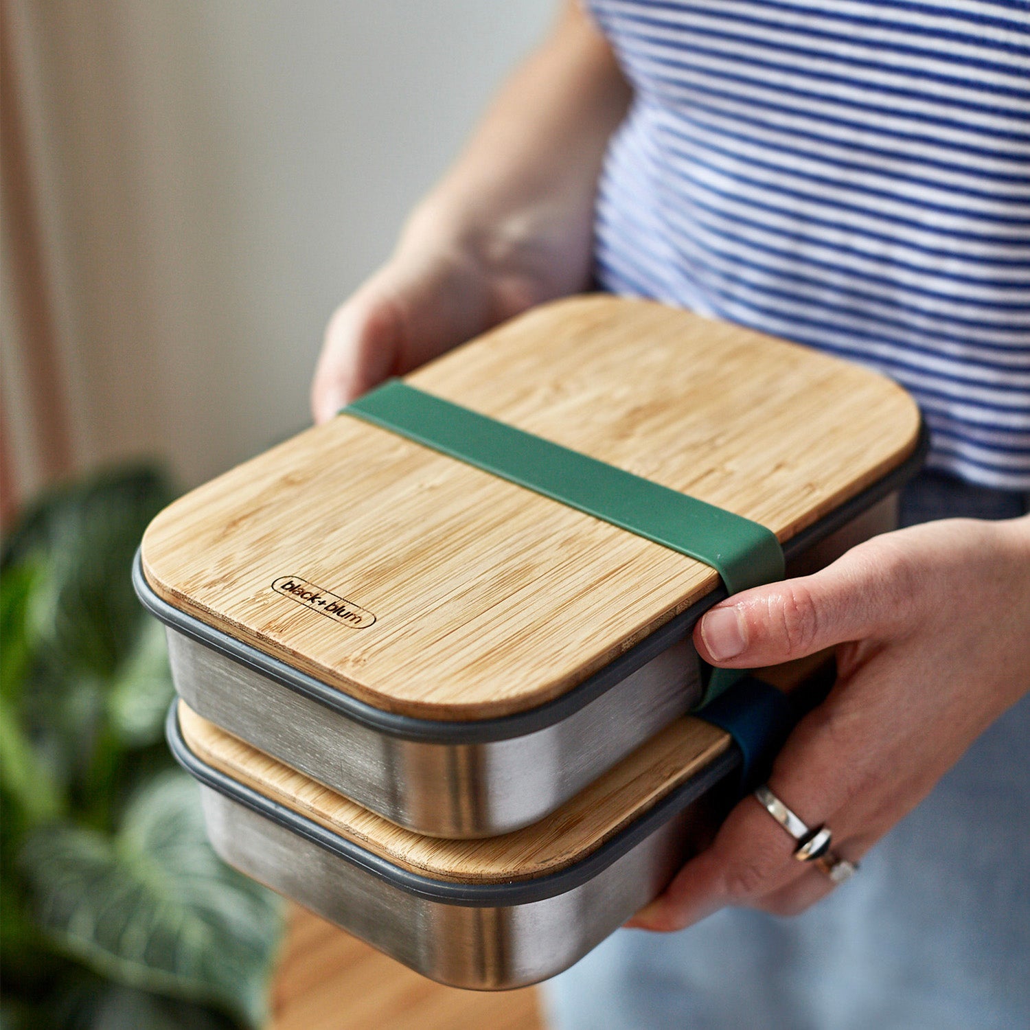 Butterbrotdose aus Edelstahl, 900 ml