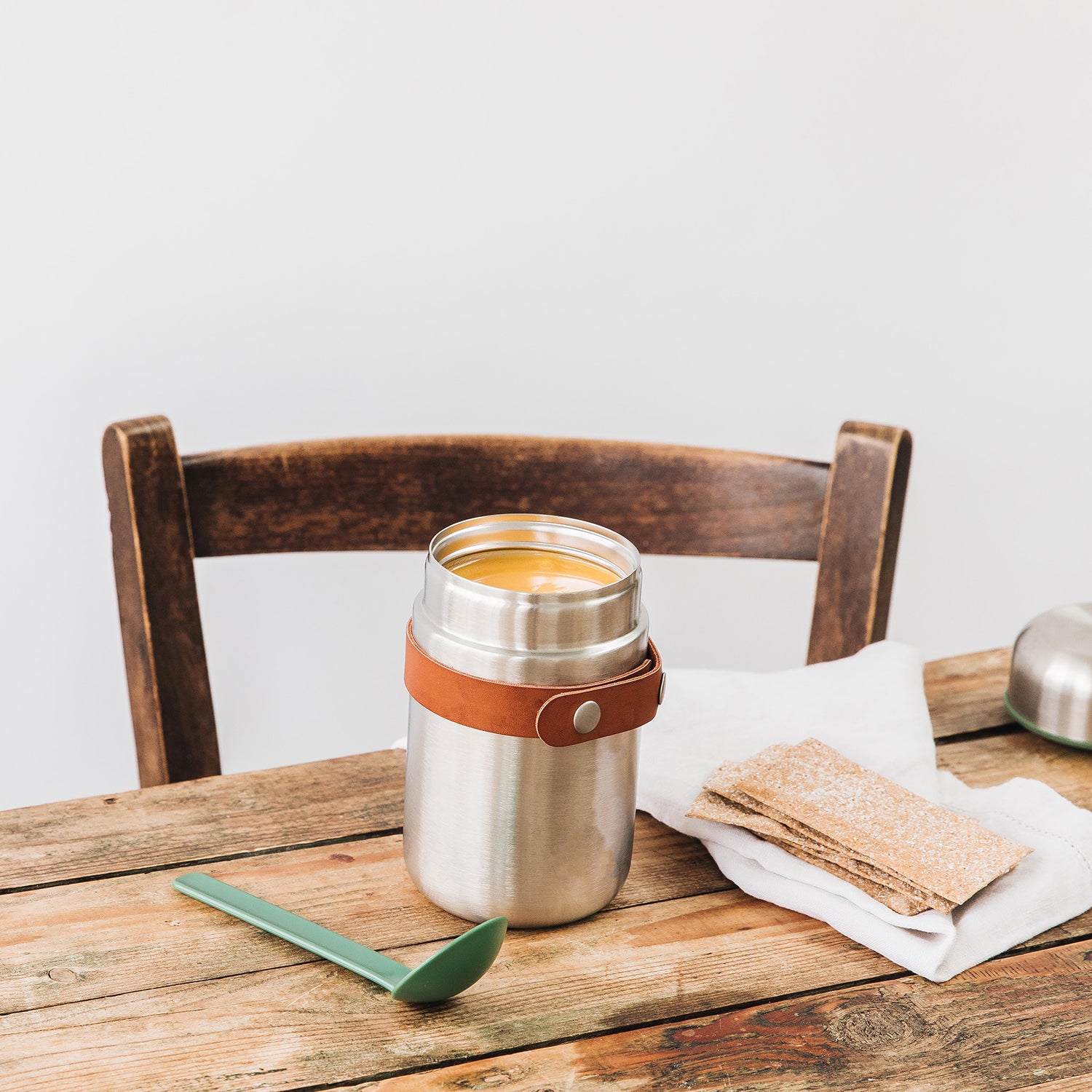 Food Flask Thermobecher aus Edelstahl, altes Design