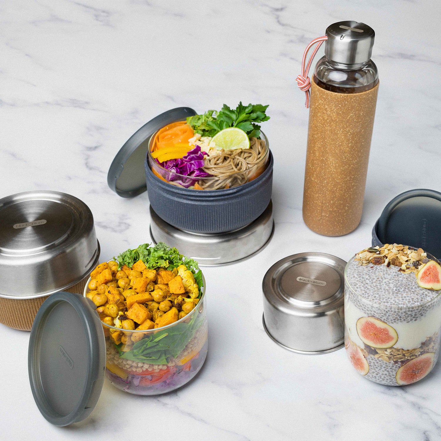 Lunchschale aus Glas, 600 ml