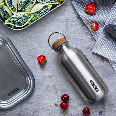 Wasserflasche aus Edelstahl, 600 ml