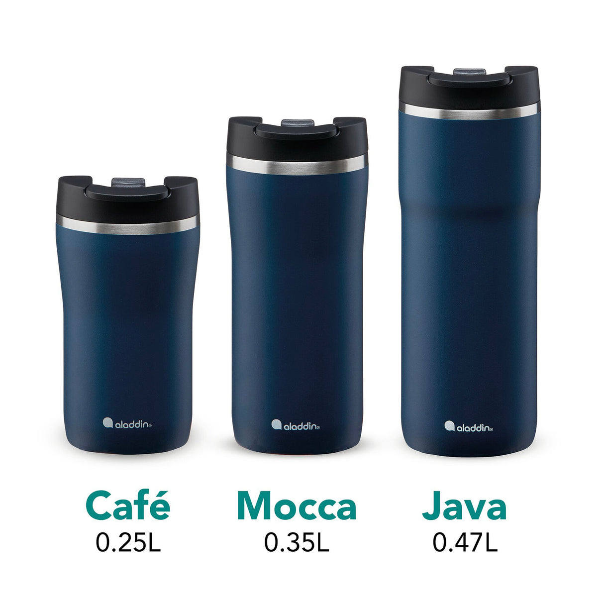 Barista Thermobecher, dunkelblau, in 3 Größen