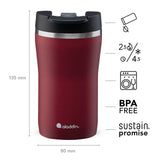 Barista Thermobecher, burgund, in 3 Größen