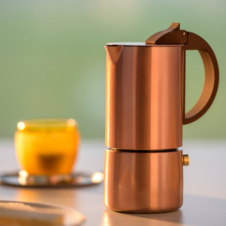 Espressokocher CHICCA, Altrosa, in 2 Größen