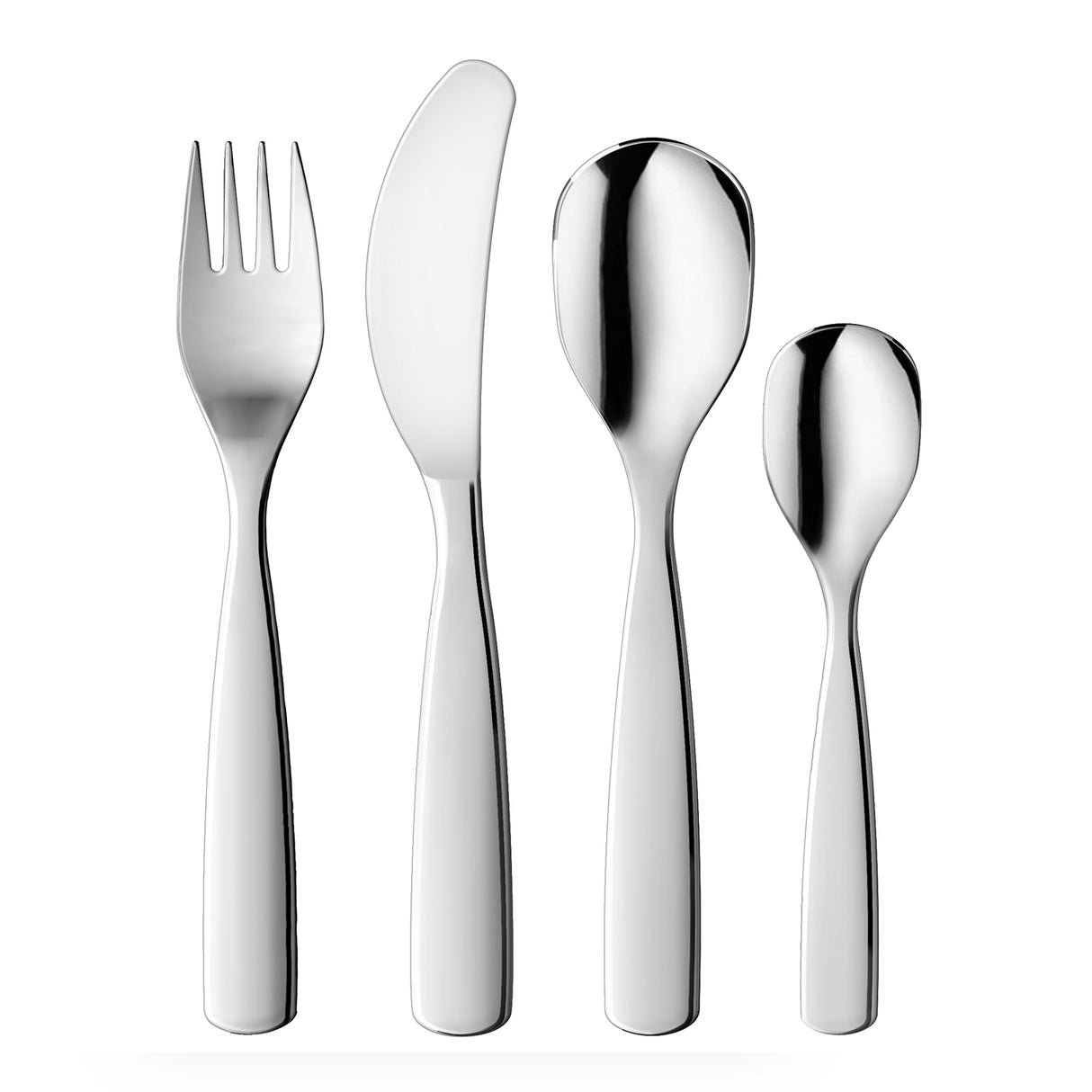 Kinderbesteck Neutral - Set, 4-teilig