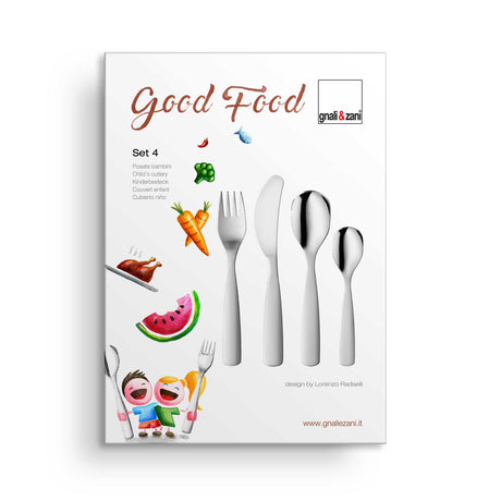 Kinderbesteck Neutral - Set, 4-teilig