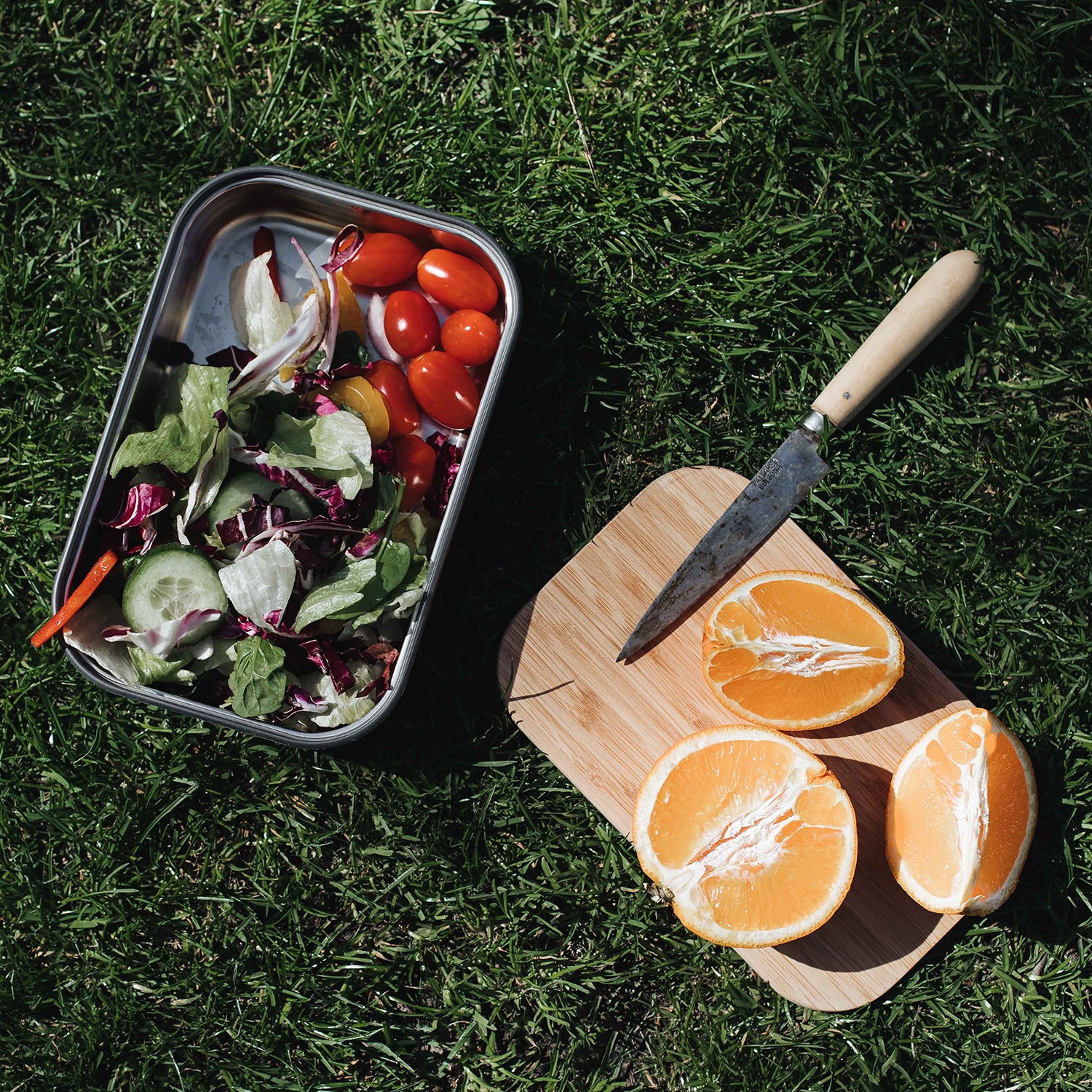 Butterbrotdose aus Edelstahl, 900 ml