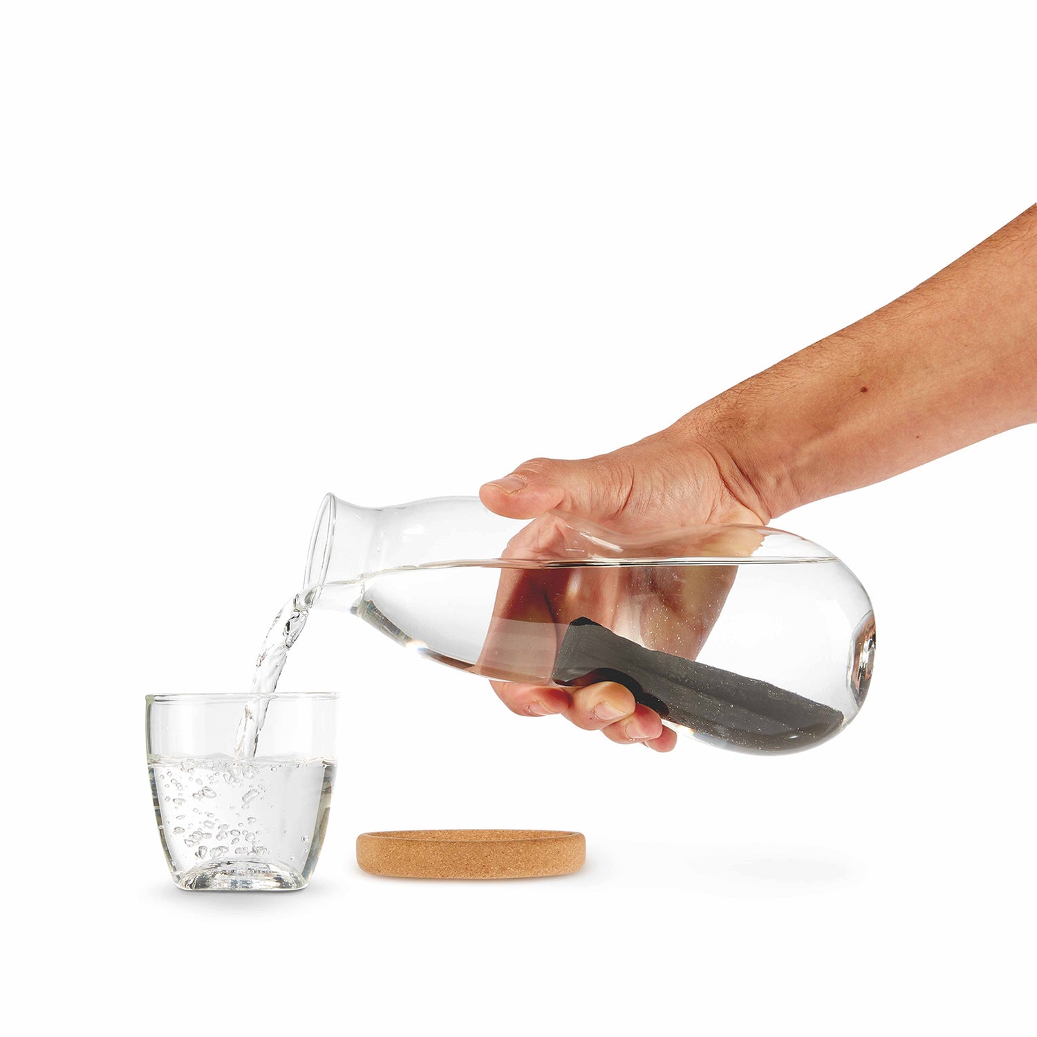 Persönliche Karaffe mit Trinkglas