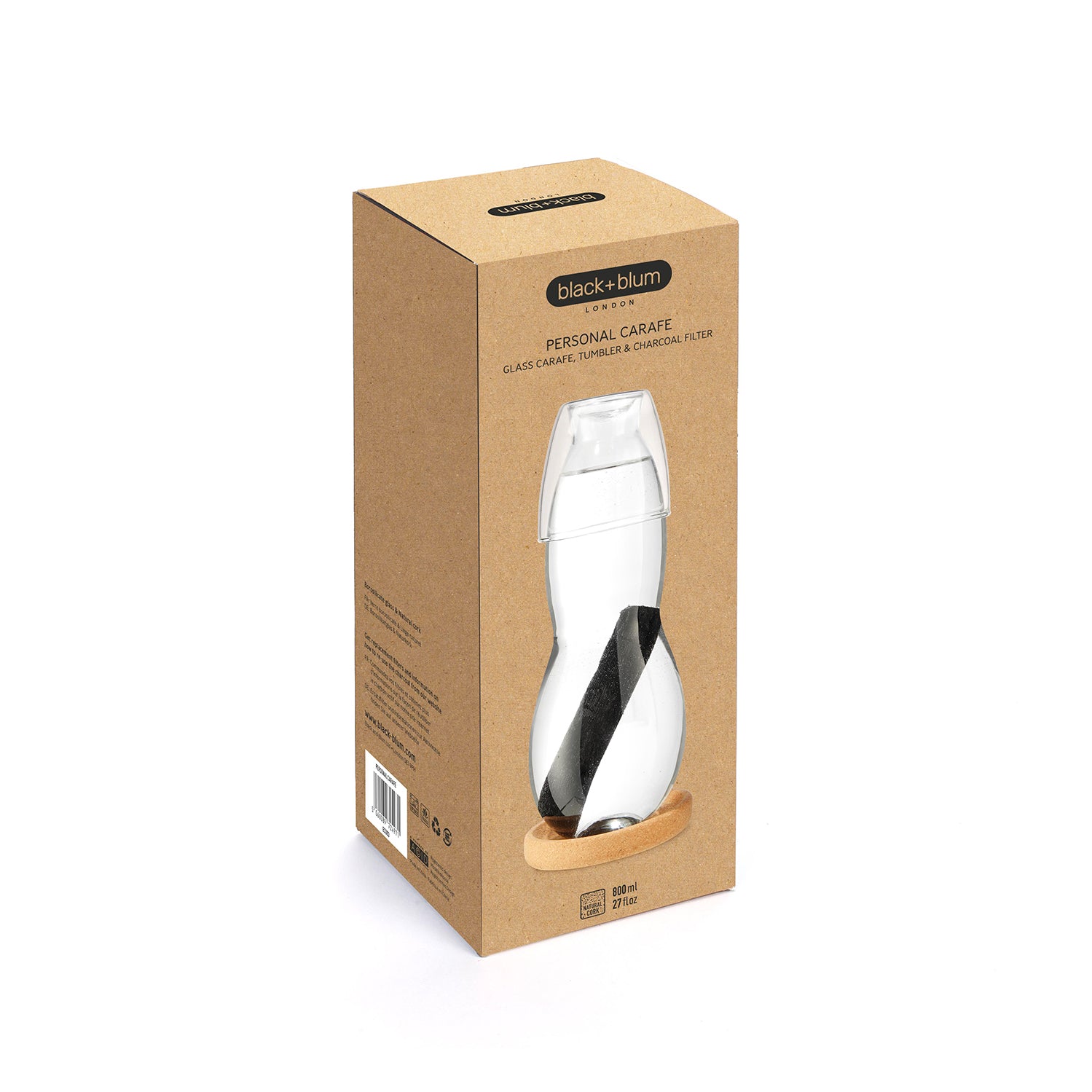 Persönliche Karaffe mit Trinkglas