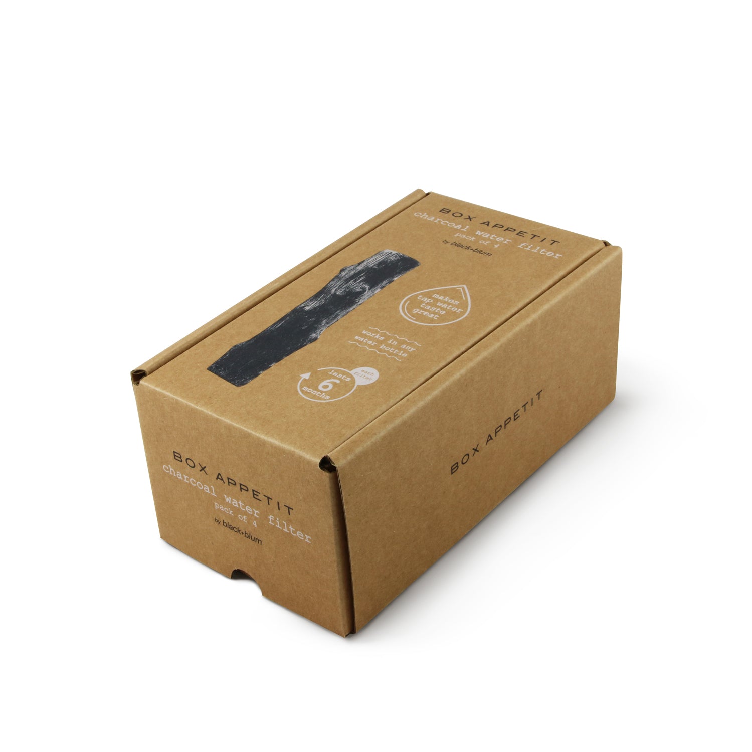 4 Aktivkohlefilter in Geschenkbox