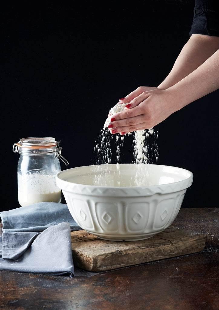 Rührschüssel, creme, in 3 Größen