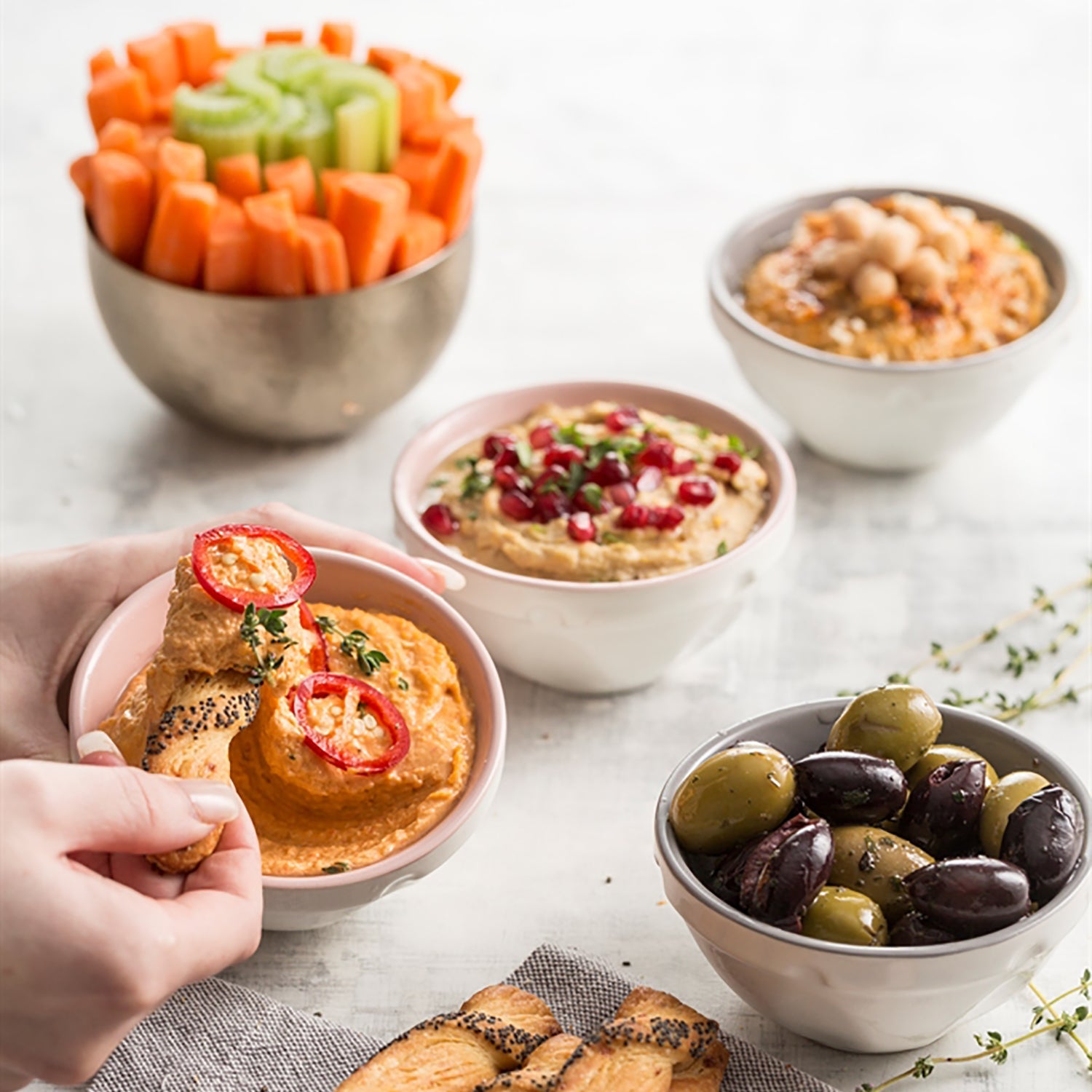 2. Wahl - 4 Mini-Vorbereitungsschalen