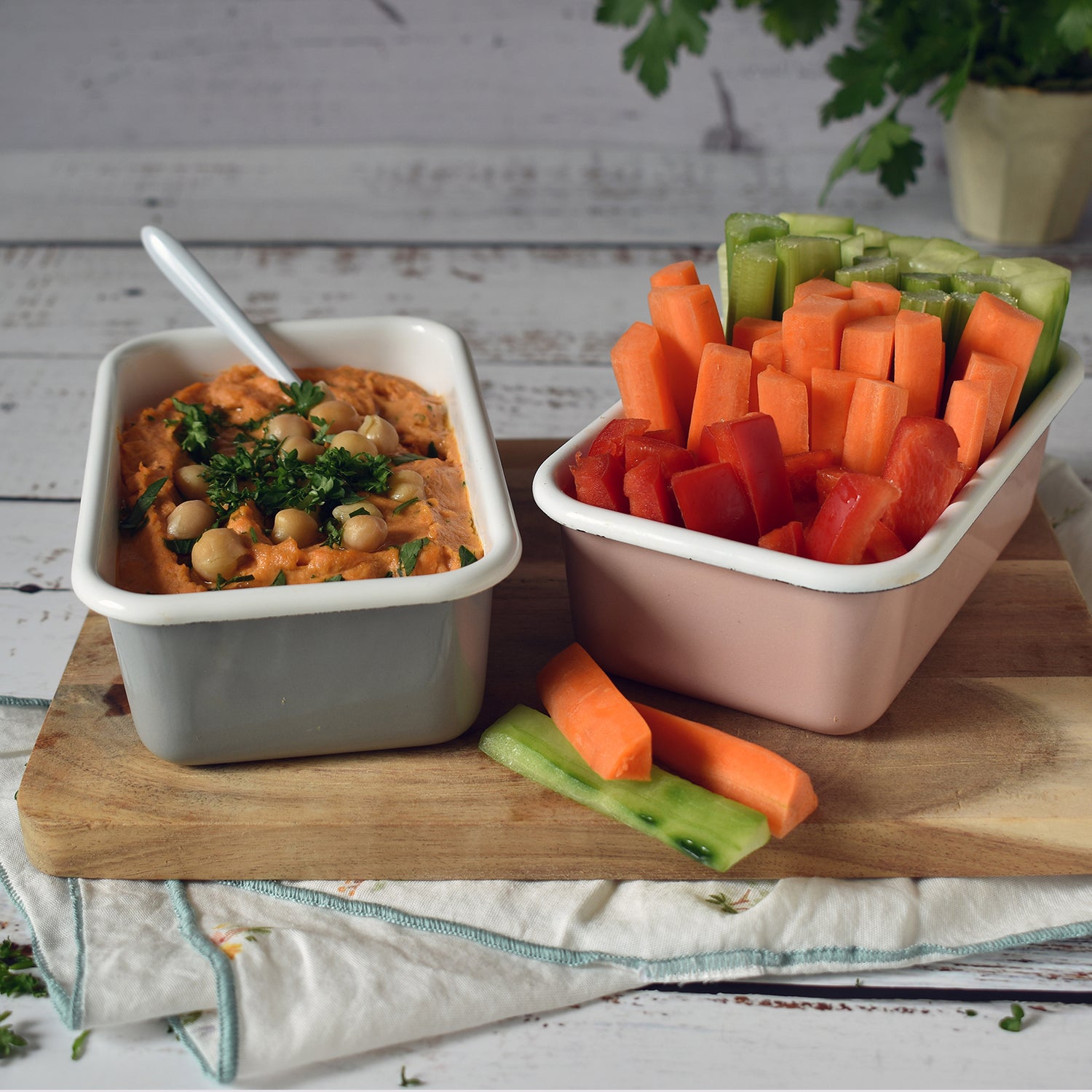 Color Line, Emaille Frischhaltedose, Grau S Flach, 0,42L