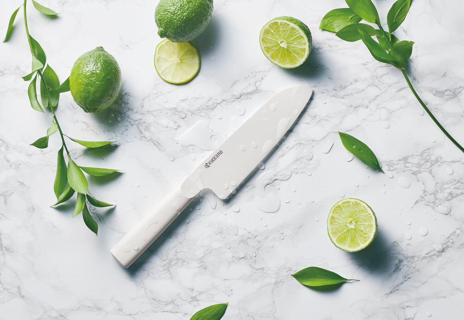 CHOWA - Santokumesser, Klinge: 14 cm, weiß