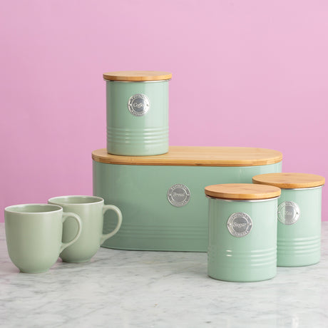 Living Collection Teedose, pastellgrün, 1 Liter