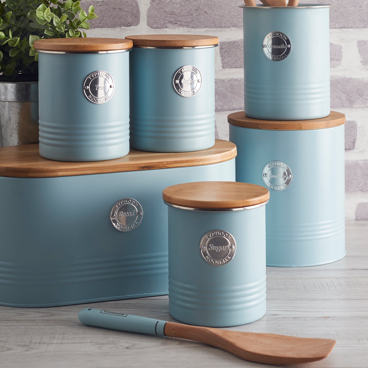 Living Collection Vorratsbehälter Zucker, pastellblau, 1 Liter