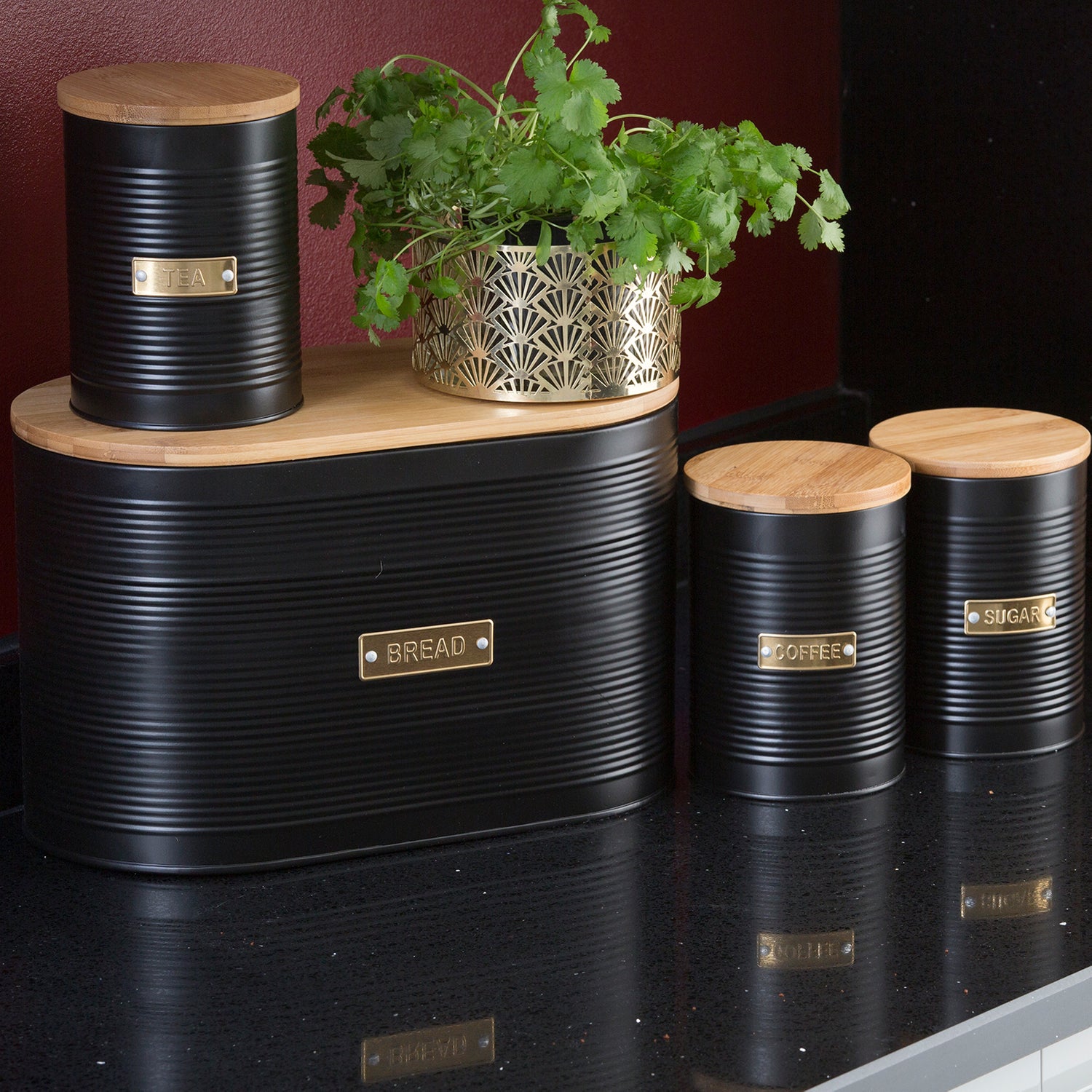 OTTO Kollektion Vorratsbehälter Kaffee, schwarz, 1,4 Liter